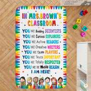 Personalized Family Name Doormat with Monogram and Address