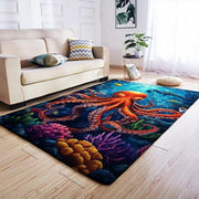 Custom Octopus Welcome Mat for Front Door and Entryway