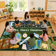 Global exploration voyage teacher area rug - view 4 - thumbnail image 4 of 8