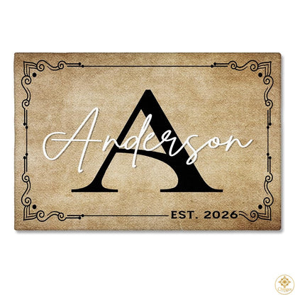 Custom Monogram Doormat – Style 355