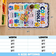 Personalized Welcome Doormat with Family Name and Address - D3