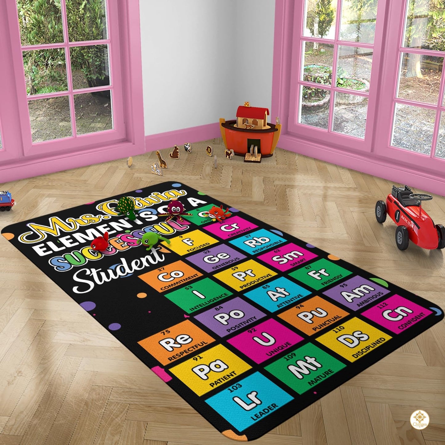 Personalized Welcome Doormat with Family Name and Address