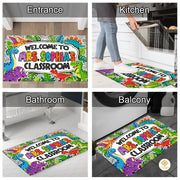 Personalized Classroom Doormat with Custom Teacher Name