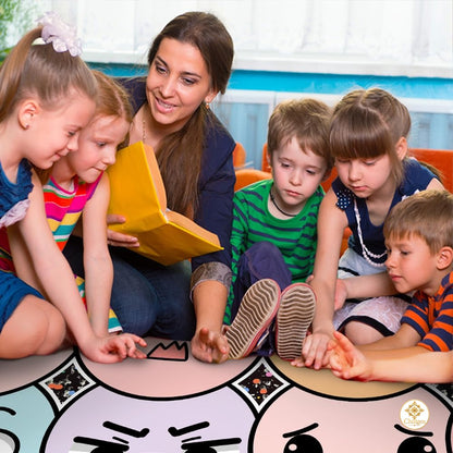 Custom Composition Notebook Rug for Classroom and Kids