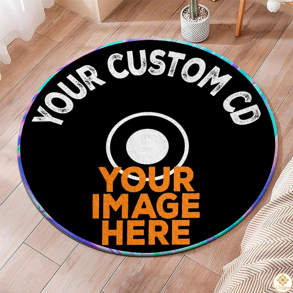 Custom Music Round Rug