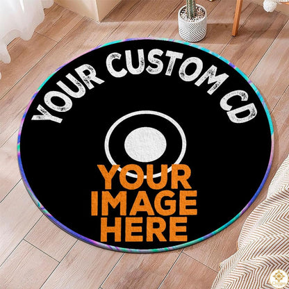 Custom Music Round Rug