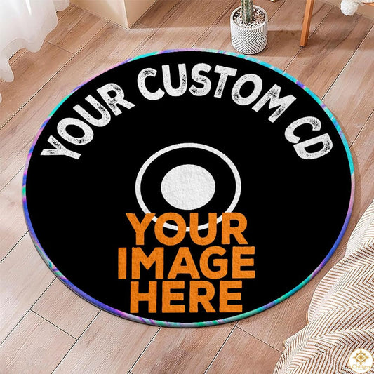 Custom Music Round Rug