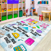 Custom Math Area Rug