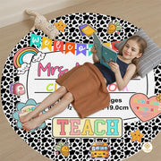 Personalized Notebook Welcome Mat with Family Name and Address