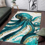 Custom Octopus Welcome Mat for Coastal Front Door