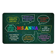 Custom Mathematics Education Rug for Classroom and Playroom - Math D2 / 3' x 5' (Rectangular)