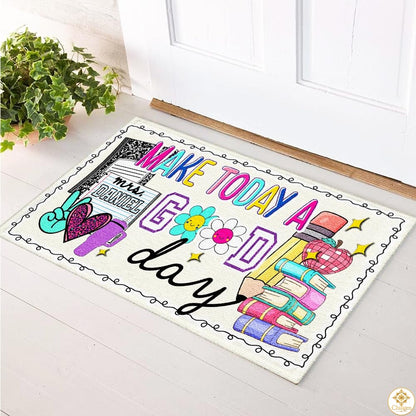 Custom Classroom Welcome Mat for Teachers and School Entryway