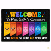 Personalized Classroom Doormat with Custom Teacher Name