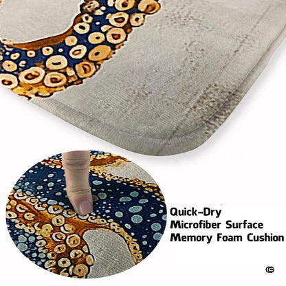 Nautical symbols and meanings artwork showcased on beige parchment area rug. - thumbnail image 3 of 7