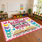 Custom Welcome Mat for Classroom and Reading Nook - Style 8