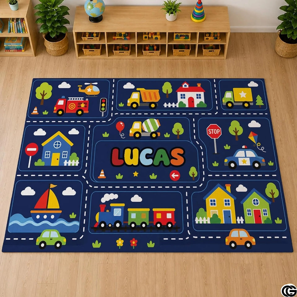 Personalized Welcome Doormat with Family Name and Address