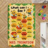 Custom Composition Notebook Welcome Mat with Teacher Name
