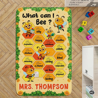 Custom Composition Notebook Welcome Mat with Teacher Name