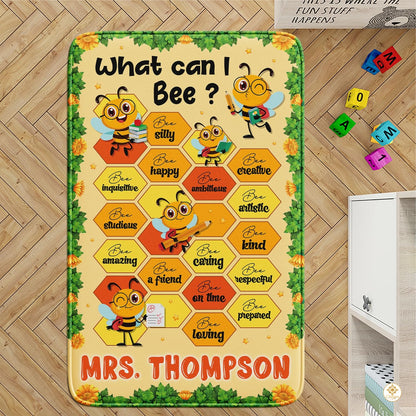 Custom Composition Notebook Welcome Mat with Teacher Name