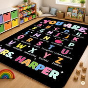 Personalized Welcome Doormat with Family Name and Address