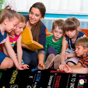 Custom Mathematics Education Rug for Classroom and Playroom - Math D5 / 3' x 5' (Rectangular)
