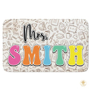 Custom Composition Notebook Rug for Classroom and Bedroom - Classroom Vintage Style / 2' x 3' (Rectangular)