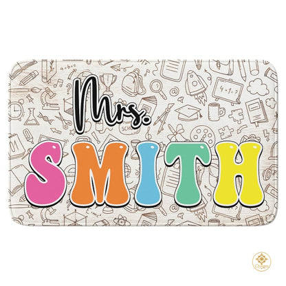 Custom Composition Notebook Rug for Classroom and Bedroom - Classroom Vintage Style / 2' x 3' (Rectangular)