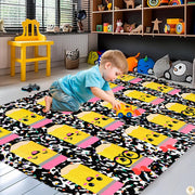 Custom Spanish ABC Classroom Rug for Playroom and School