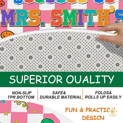 Custom Notebook Welcome Mat for Classroom and School