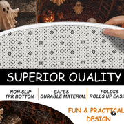 Personalized Halloween 3D Optical Illusion Ghost Round Rug (A08)