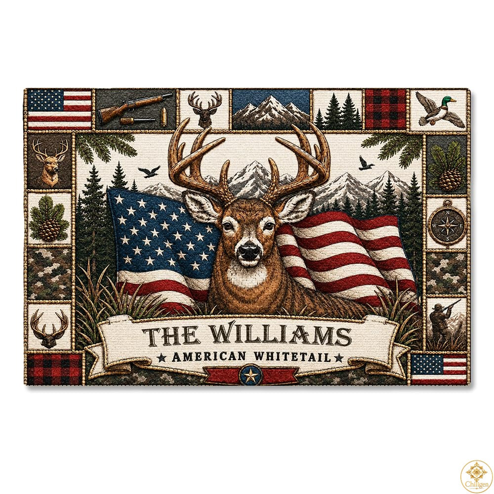Personalized Hunting Doormat
