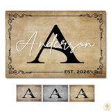 Custom Monogram Doormat