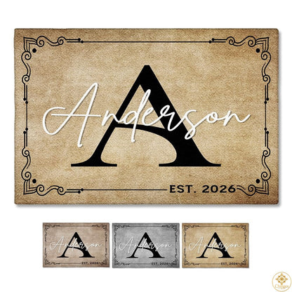 Custom Monogram Doormat