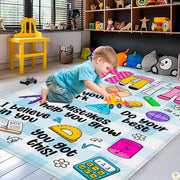Custom Math Area Rug