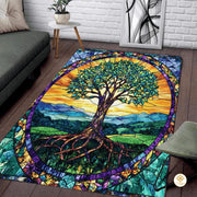 Custom Tree of Life Welcome Mat for Entryway and Living Room - Tree-ds15