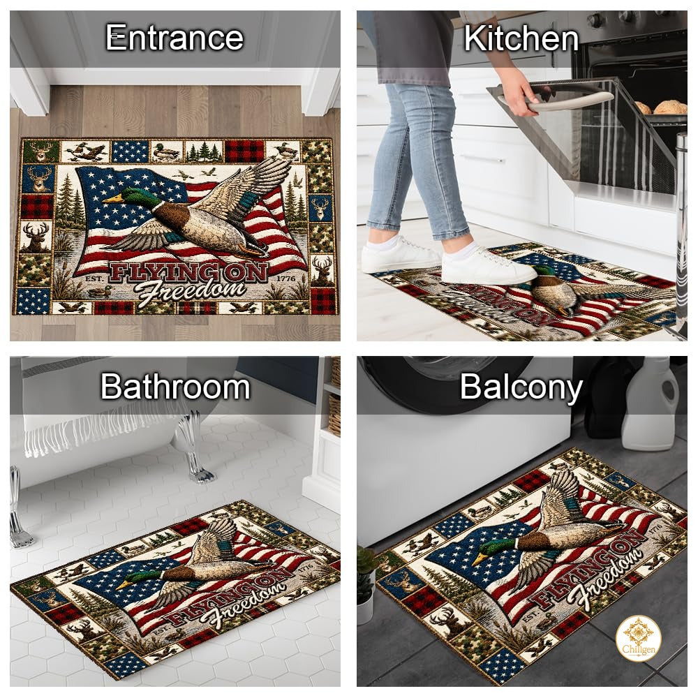 Personalized Hunting Welcome Doormat for Front Door