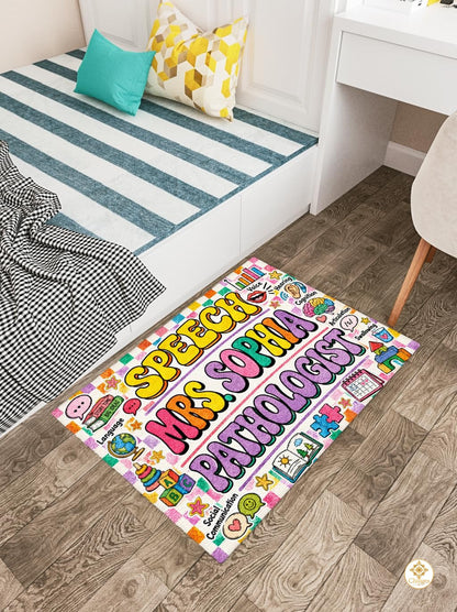 Personalized Classroom Doormat with Custom Teacher Name