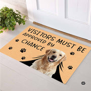 Personalized Pet Dog Welcome Door Mat with Photo and Name (A04)