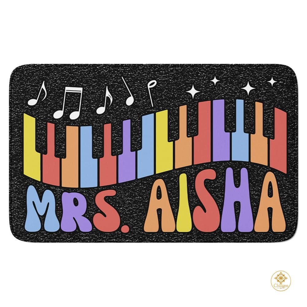 Custom Notebook Welcome Mat for Classroom and Bedroom