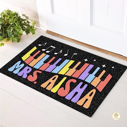 Personalized Teacher Doormat for Classroom and Back to School