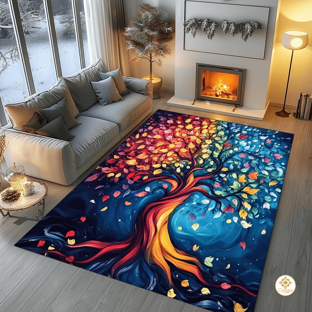 Custom Tree of Life Doormat with Celtic Design and Soft Mat